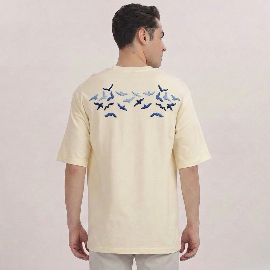 Indigo Avian Oversized Tee