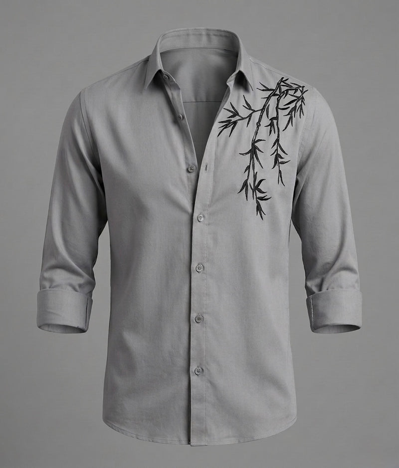 Artisanal Shadow-Stitch Shirt