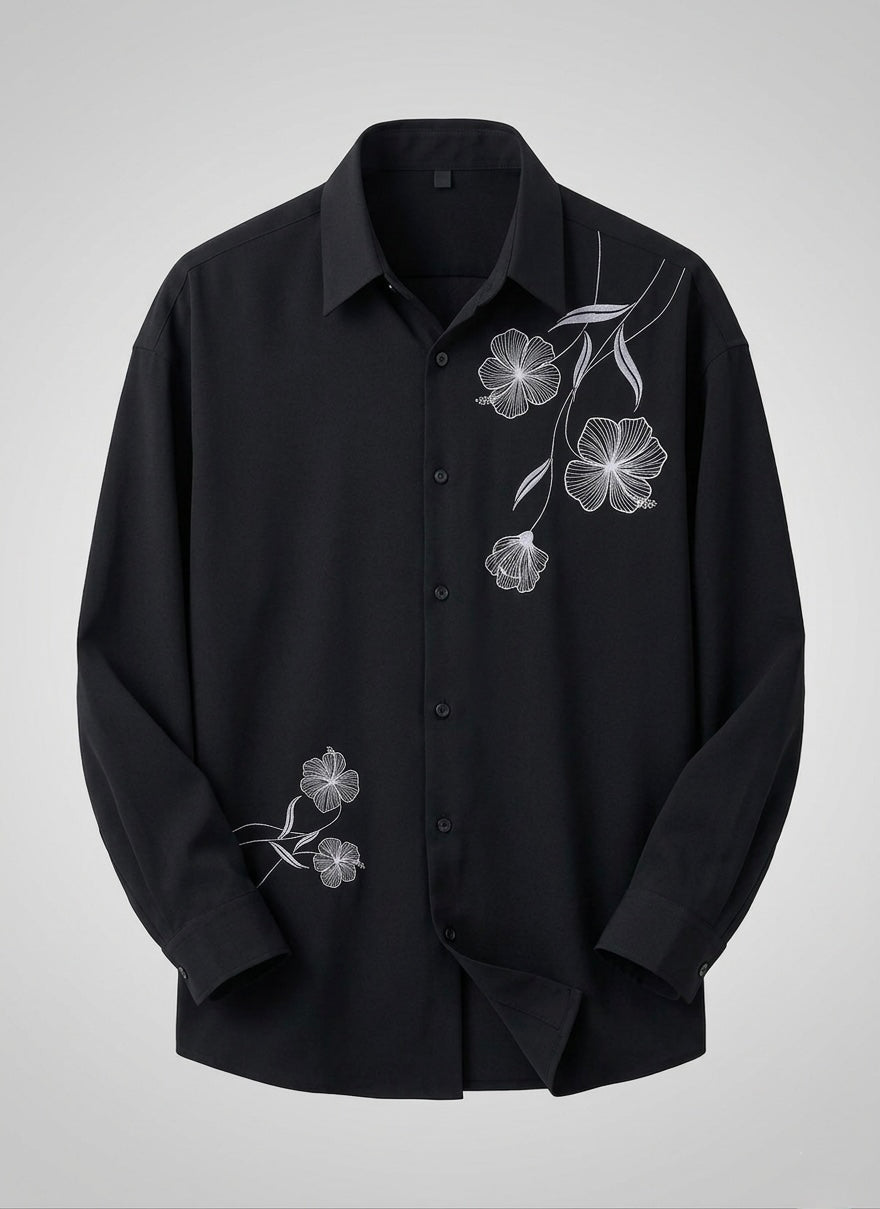 Monochrome Hibiscus