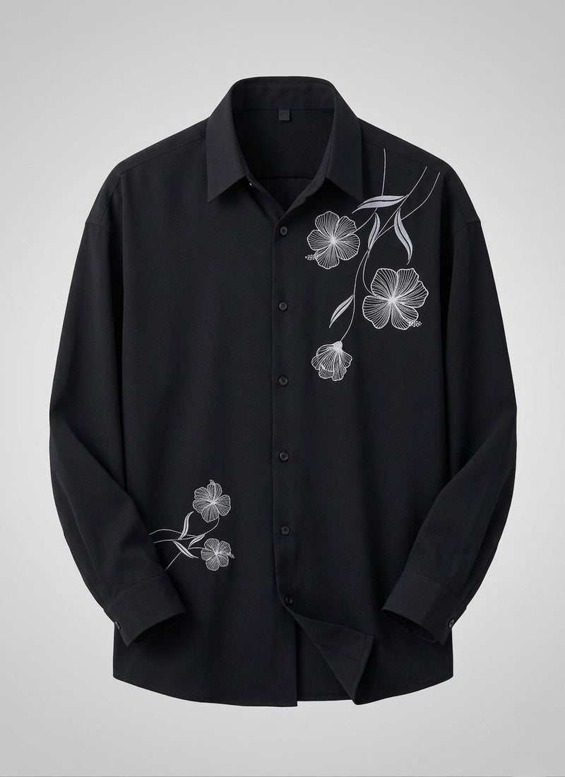 Monochrome Hibiscus